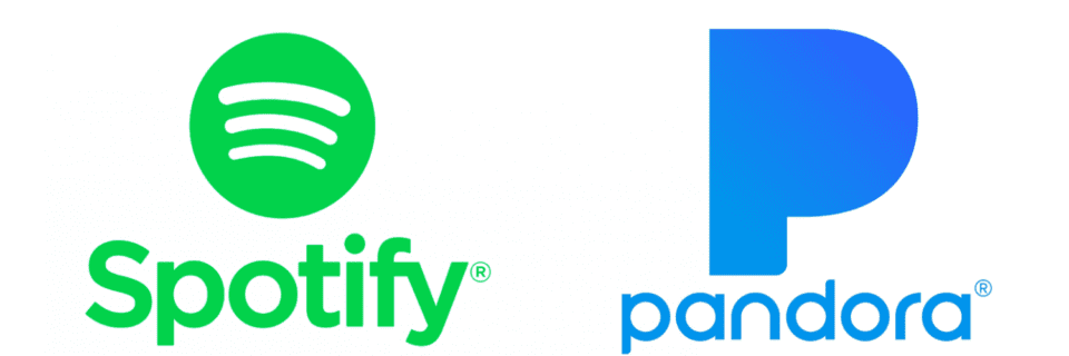 Spotify Pandora logo