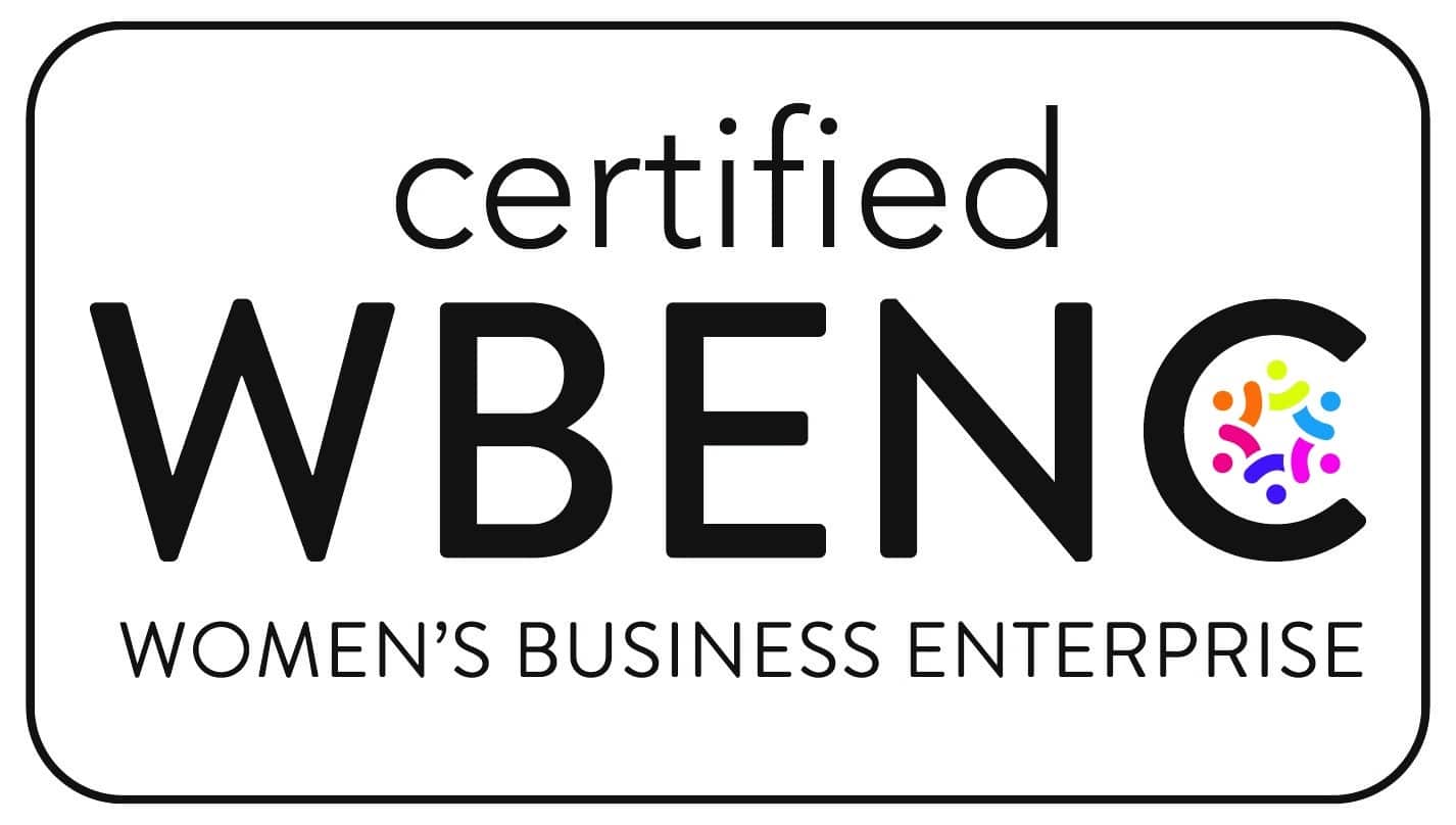 Women-Owned Certified by Women's Business Enterprise National Council Seal