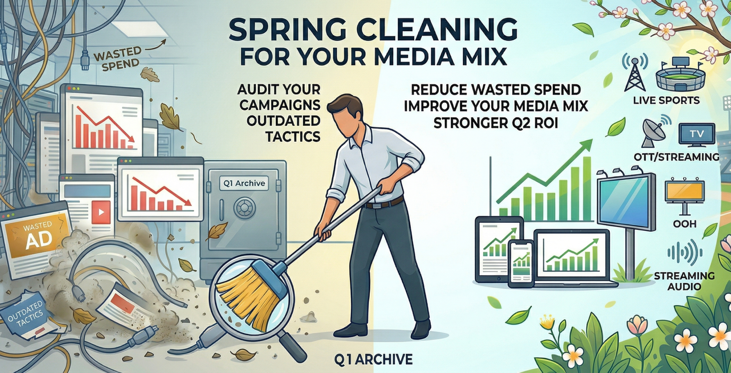 spring cleaning media mix